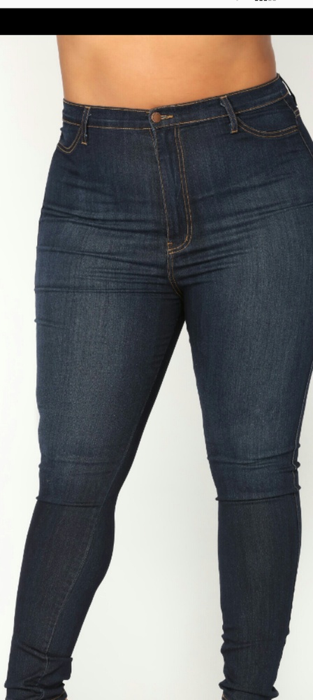 Dark denim jeans